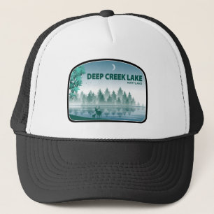Deep Creek Lake Maryland Hirsche Truckerkappe