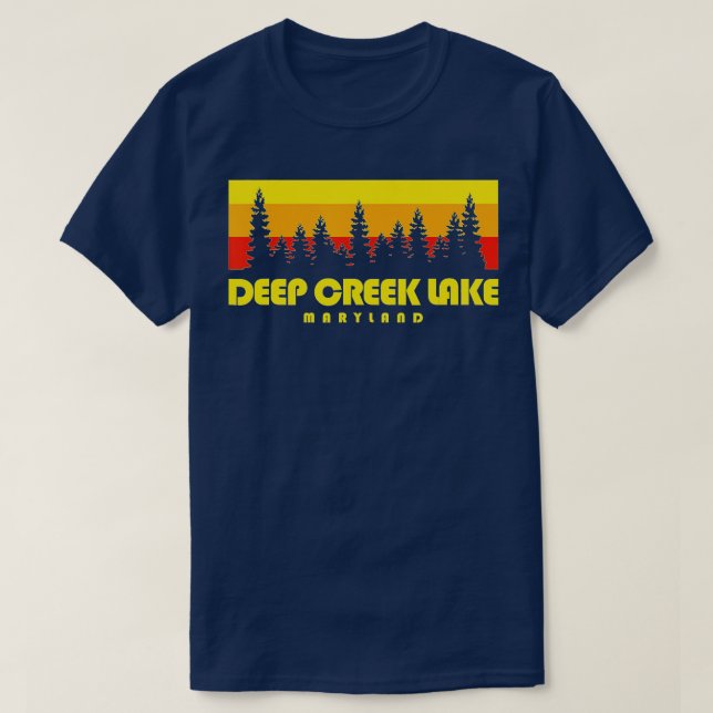 Deep Creek Lake Maryland  rees  Deep Creek Lake  T-Shirt (Design vorne)