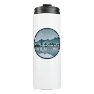 Deep Creek Lake Maryland Reflection Thermosbecher