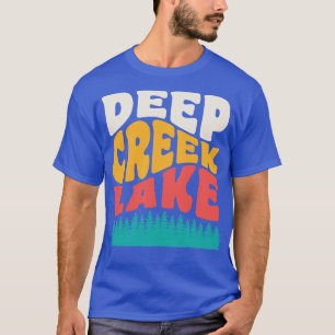 Deep Creek Lake Staat Park Maryland Vintag Typogr T-Shirt