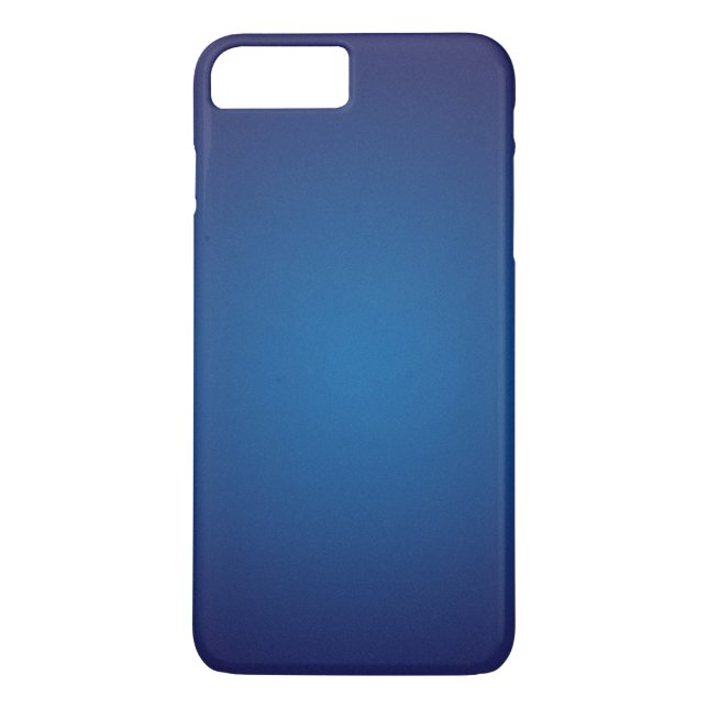 Deep Dark Blue Grainy Vignette Case-Mate iPhone Hülle (Rückseite)