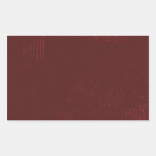 DEEP DARK RICH MAROON RED BURGUNDY TEXTURE TEMPLAT RECHTECKIGER AUFKLEBER