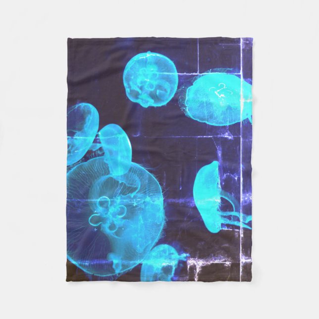Deep Dive Buddha heute #2 Cosy Ocean Fleecedecke (Vorderseite)
