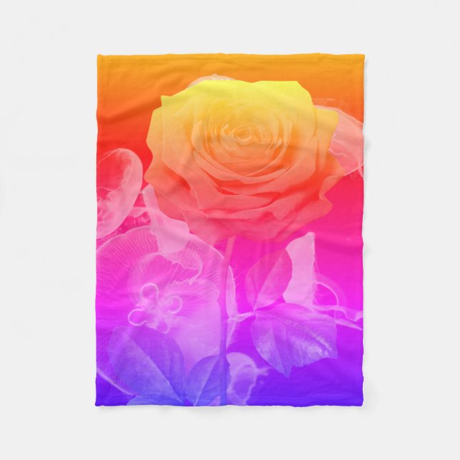 Deep Dive Buddha Heute #4 Cosy Ocean Fleecedecke (Vorderseite)