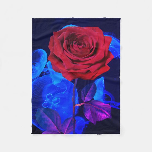 Deep Dive Buddha Heute #6 Cosy Ocean Fleecedecke (Vorderseite)