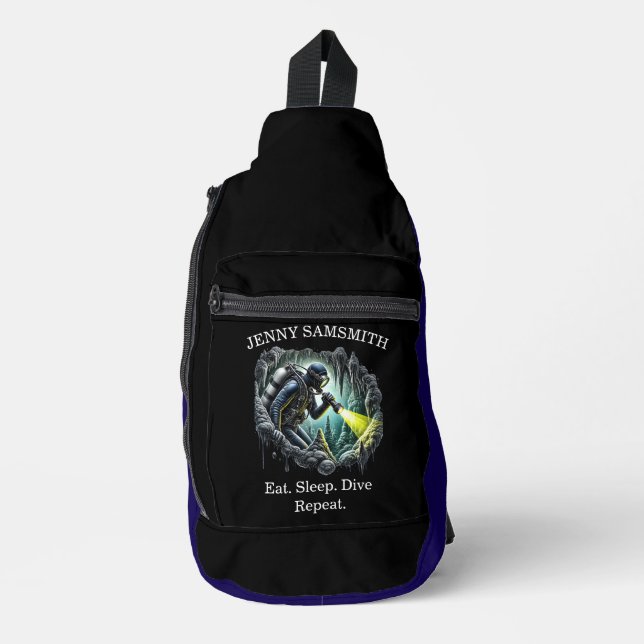 Deep Dive Sling Bag: Fun Meets Funktion! Crossbody Bag (Vorderseite)