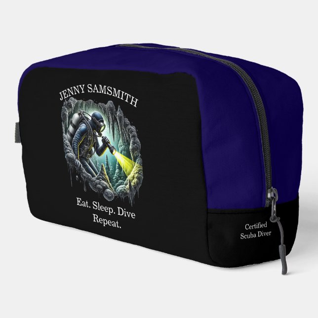 Deep Dive Toilettebeutel: Spaß trifft Funktion! Waschbeutel (Rechte Ecke)