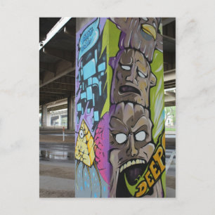Deep Ellum Graffiti Artwork # 53 Postkarte