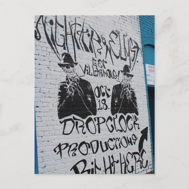 Deep Ellum Graffiti Artwork # 74 Postkarte (Vorderseite)