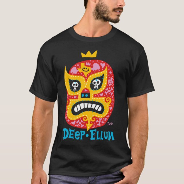 Deep Ellum Luchador! T-Shirt (Vorderseite)