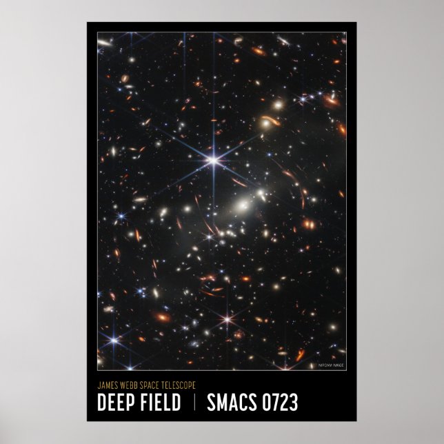 Deep-Field-Galaxien Poster (Vorne)