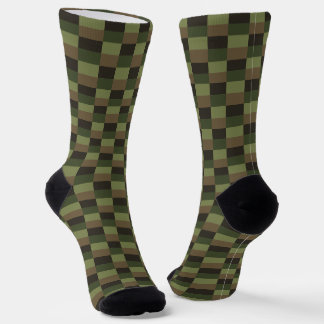 Deep Forest Color Combination Socken