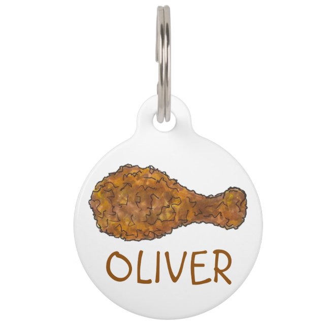 Deep Fricken Leg Drumstick Feinschmecker Soul Food Haustiermarke (Vorderseite)