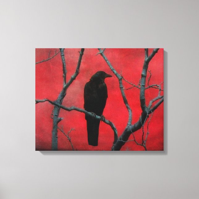 Deep Gothic Red Leinwanddruck (Vorderseite)