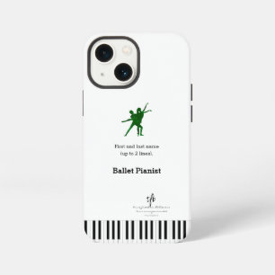 Deep Green I PDD Ballett-Pianist iPhone 13 Mini Hülle