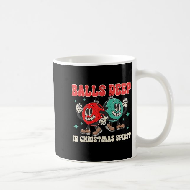 Deep In Christmas Srit Christmas Humorous Festive  Kaffeetasse (Rechts)