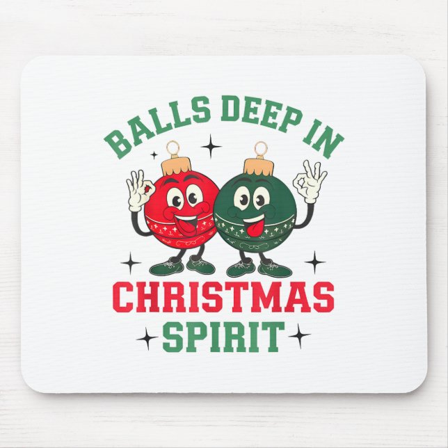 Deep In Christmas Srit  Mousepad (Vorne)