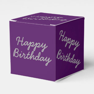Deep Lila Classic Gastgeschenk Boces Geschenkschachtel