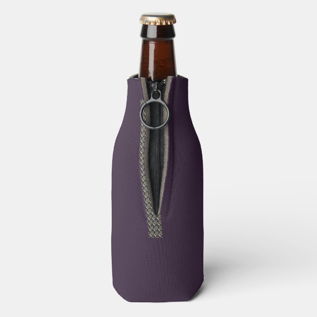 Deep Lila Colortone Flaschenkühler (Flasche Rückseite)