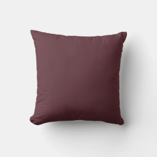 Deep Maroon Solid Color Kissen