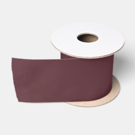 Deep Maroon Solid Color Satinband