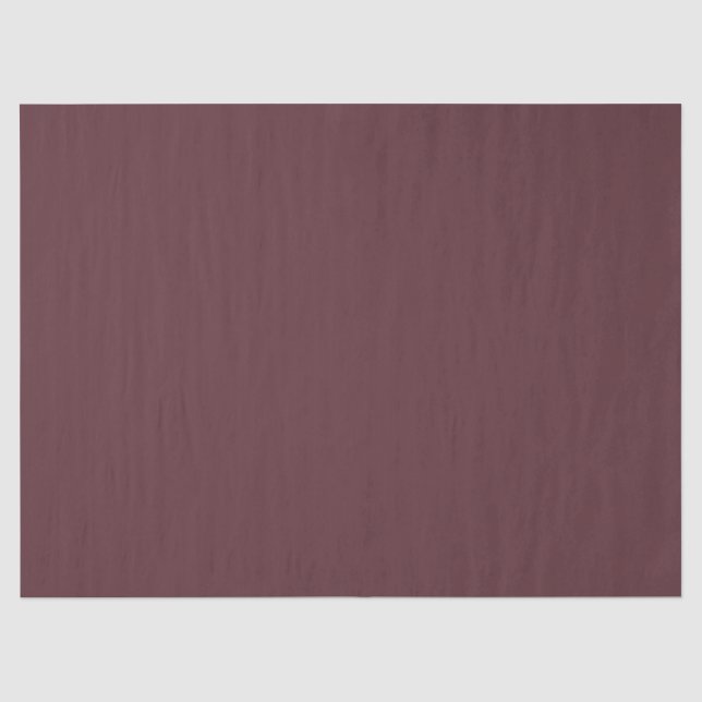 Deep Maroon Solid Color Seidenpapier (Vorderseite)