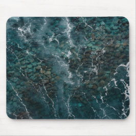 Deep Ocean Rock Texture Mousepad