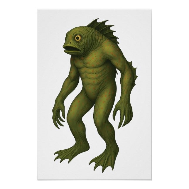 Deep One - Vom kosmischen Bestiar Innsmouth Poster (Vorderseite)