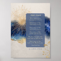 Deep Peace Irish / Gaelic Segen Zitat