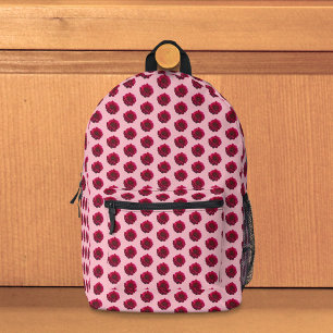 Deep Pink Dahlia Blume Nahtlos auf Rucksack