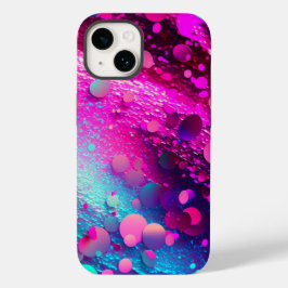 Deep Pink Holographic Glitzer iPhone Tough Case