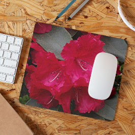 Deep Pink Rhododendron Bloom Floral Mousepad