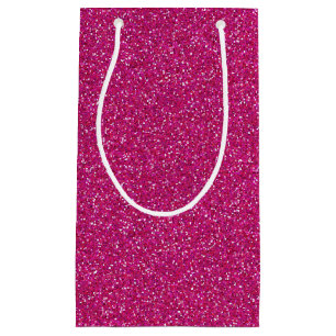 Deep Pink Sparkle Glitzer Geschenktasche Kleine Geschenktüte