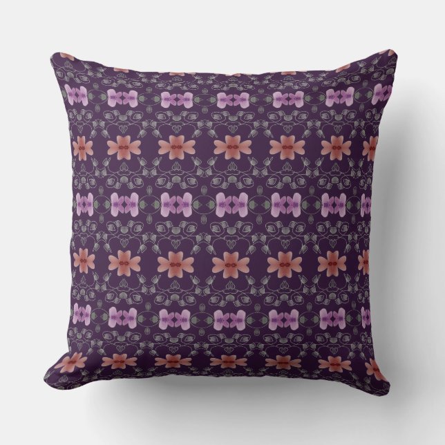 Deep Plum Kissen (Vorderseite)