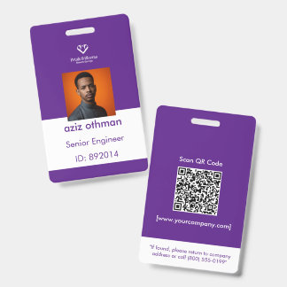 Deep Purple Corporate Foto-ID-Ausweis Ausweis
