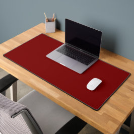 Deep Red Solid Color Desk Mat Schreibtischunterlage