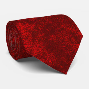 Deep Red Velvet Texture Neck Tie Krawatte