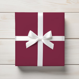 Deep Rich Burgundy Wine Solid Geschenkpapier