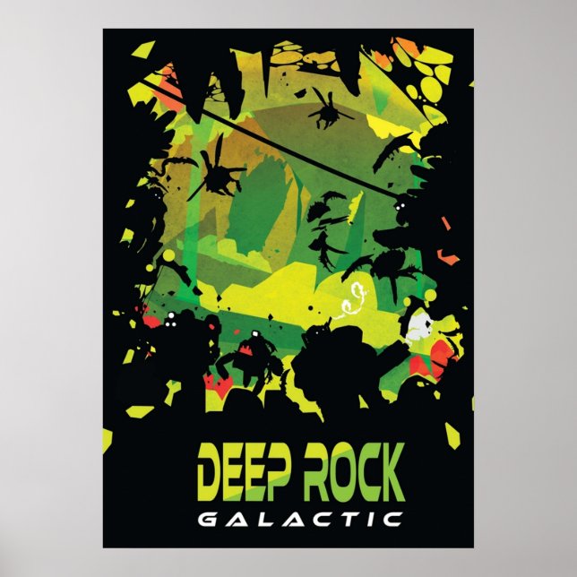 Deep Rock Galactic Fanart Artwork Poster (Vorne)