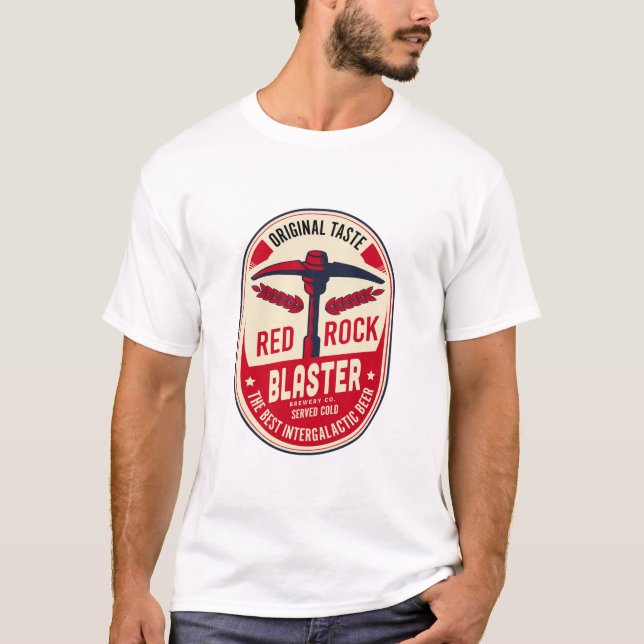Deep Rock Galactic Red Rock Blaster Basic T - Shir T-Shirt (Vorderseite)