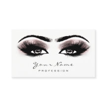 Deep Rose Glitzer Makeup Artist Lash Schwarz-weiß