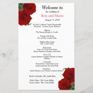 Deep Rote Rose Floral - Programm