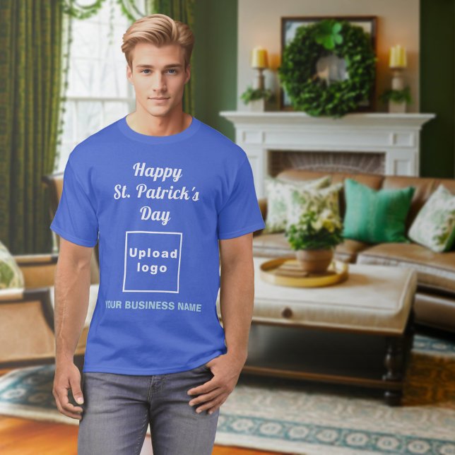 Deep Royal Blue St. Patrick's Day Business T - Shi T-Shirt (Deep Royal Blue St. Patrick's Day business t-Shirt)