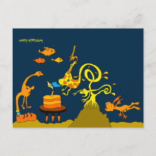 Deep Sea Birthday 12x18.jpg Postkarte