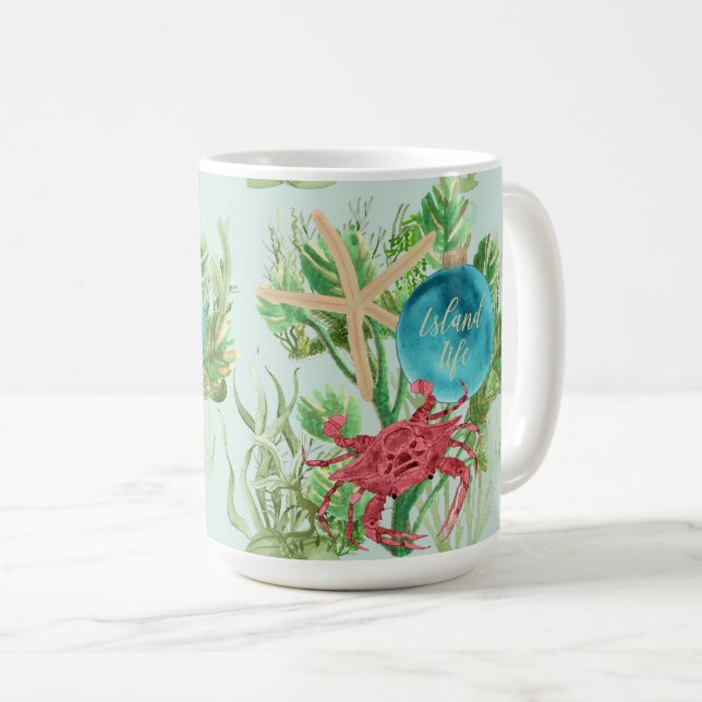 Deep Sea Island Kaffeetasse (VorderseiteRechts)