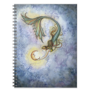 Deep Sea Moon Mermaid-Notebook Notizblock