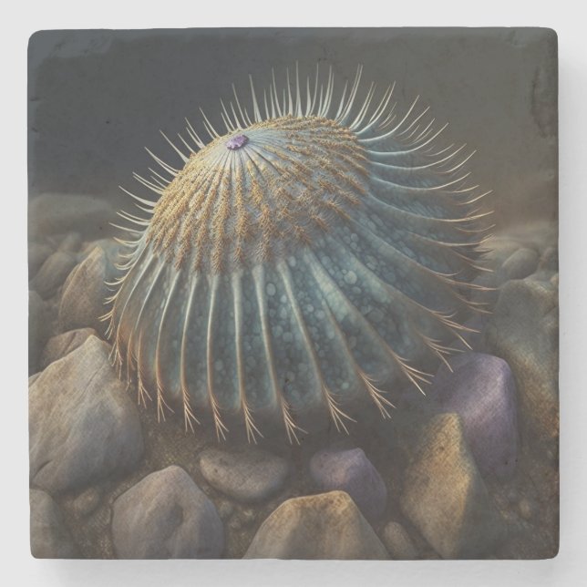 Deep Sea Urchin Steinuntersetzer (Vorderseite)
