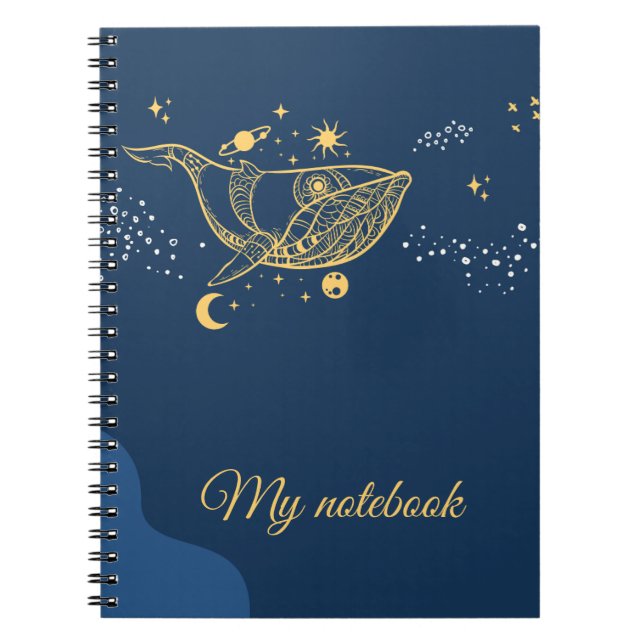 Deep Sea Whales Notebook - Ocean Deths Journal Notizblock (Vorderseite)