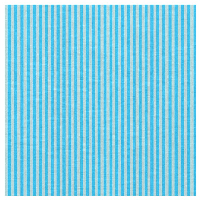 Deep Sky Blue and Powder Blue Striping Muster Stoff (Nahaufnahme)