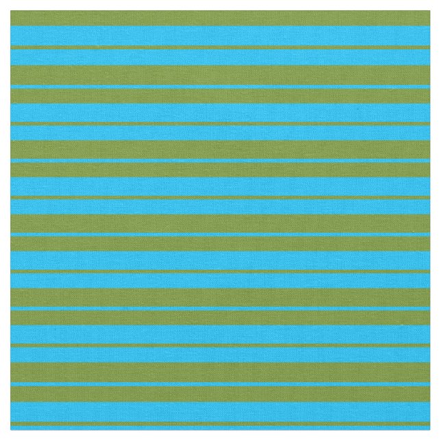 Deep Sky Blue & Green Colos Muster Stoff (Nahaufnahme)